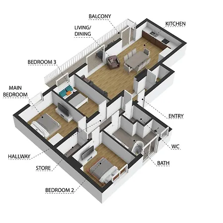 Pitzplus Appartement Sankt Leonhard im Pitztal